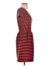 Madewell Stripes Red Casual Dress Size 0 - photo 4
