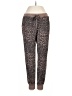 Michael Stars Animal Print Brown Casual Pants Size S - photo 1