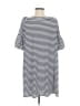 Donna Morgan Stripes Blue White 3/4 Sleeve Top Size 8 - photo 2