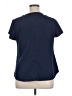Unbranded Blue Short Sleeve Blouse Size 0X - photo 2