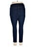 Tahari Solid Blue Jeans Size 18W - photo 2