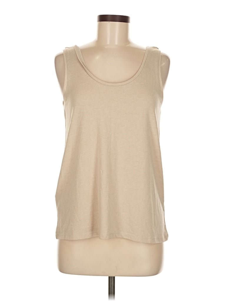 Pre-owned Mng Sleeveless T-shirt In Brown