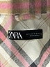 Zara Plaid Tan Coat Size S - photo 6