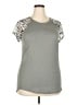 Acting Pro Gray Short Sleeve Top Size 2X - photo 1