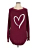Astrologie Hearts Burgundy Pullover Sweater Size XL - photo 1