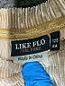 Like Flo Metallic Gold Pullover Sweater Size 8 - photo 3