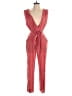 Leith 100% Rayon Solid Red Jumpsuit Size S - photo 1