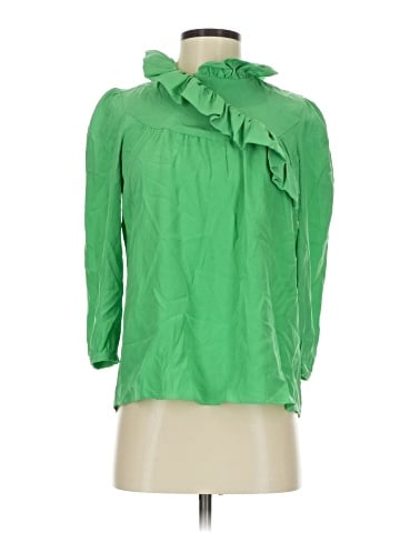 Hunter Dixon 3/4 Sleeve Silk Top (view 1)