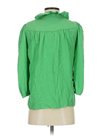 Hunter Dixon 3/4 Sleeve Silk Top (view 2)
