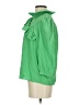 Hunter Dixon 100% Silk Green 3/4 Sleeve Silk Top Size 0 - photo 5