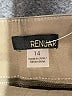 Renuar Solid Tan Khakis Size 14 - photo 7