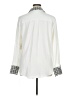 Ellen Tracy 100% Polyester Houndstooth White Long Sleeve Blouse Size XL - photo 2