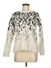 1.State 100% Nylon Animal Print Ivory Pullover Sweater Size M - photo 1