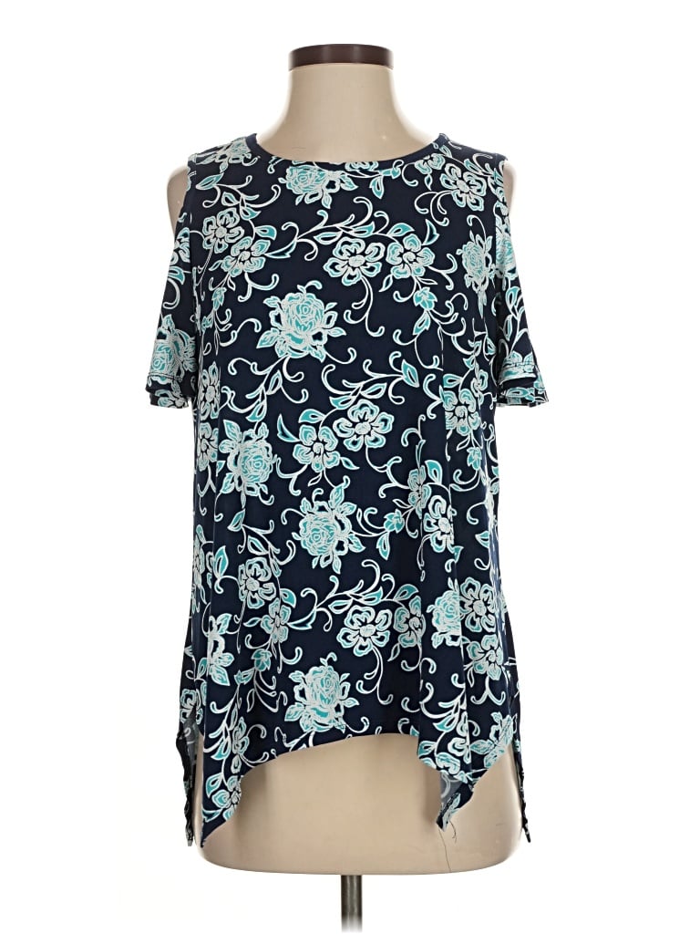 Pre-owned Sami & Jo Sleeveless Blouse In Blue