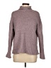 Questions 100% Polyester Brown Turtleneck Sweater Size M - photo 1