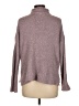 Questions 100% Polyester Brown Turtleneck Sweater Size M - photo 2