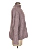 Questions 100% Polyester Brown Turtleneck Sweater Size M - photo 4