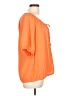 Torrid Orange Short Sleeve Blouse Size Lg Plus (0) - photo 4