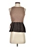 Moth Color Block Brown Sleeveless Blouse Size XS (petite) - photo 1