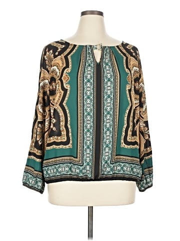 7th Avenue Design Studio New York & Company 3/4 Sleeve Blouse (view 1)