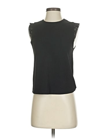 Zara W&B Collection Sleeveless Blouse (view 1)