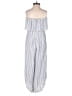 Japna 100% Rayon Stripes Blue Jumpsuit Size XS - photo 2