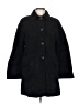 Cinzia Rocca 100% Cupro Black Coat Size 10 - photo 1