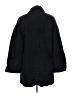 Cinzia Rocca 100% Cupro Black Coat Size 10 - photo 2