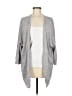 Joan Vass Gray Cardigan Size M - photo 1