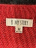 B My Story 100% Polyester Orange Pullover Sweater Size M - photo 7