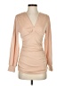 Unbranded 100% Polyester Tan Long Sleeve Top Size S - photo 1