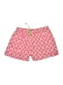 Rock Flower Paper 100% Polyester Paisley Red Board Shorts Size M - photo 1