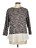 Ann Taylor LOFT Tweed Gray Pullover Sweater Size M - photo 1