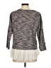 Ann Taylor LOFT Tweed Gray Pullover Sweater Size M - photo 2