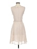 H&M 100% Polyester Tan Cocktail Dress Size 4 - photo 2