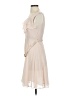H&M 100% Polyester Tan Cocktail Dress Size 4 - photo 5