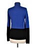 W by Worth Color Block Blue Turtleneck Sweater Size M - photo 2