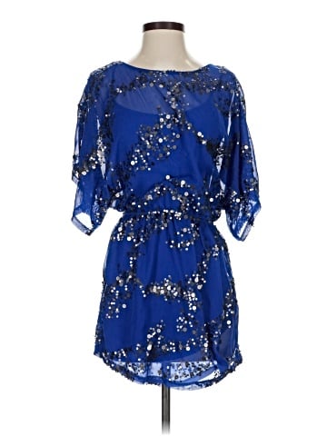 Aqua Cocktail Dress (view 1)