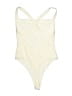 Privacy Please Solid Ivory One Piece Swimsuit Size S - photo 2
