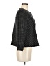 AK Anne Klein Argyle Black Wool Blazer Size 6 - photo 4