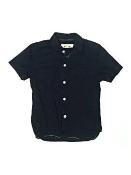 Mini Boden Short Sleeve Button Down Shirt