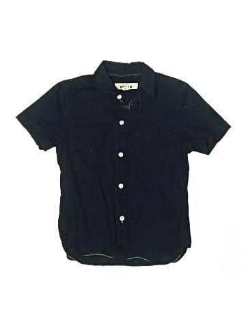 Mini Boden Short Sleeve Button-Down Shirt (view 1)