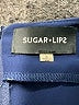 Sugar Lips Solid Blue Cocktail Dress Size S - photo 7