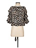 Vince Camuto 100% Polyester Brown 3/4 Sleeve Blouse Size XS - photo 2