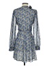 Express Print Blue Casual Dress Size XS - photo 2