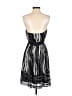 Max and Cleo 100% Polyester Stripes Black Cocktail Dress Size 4 - photo 2