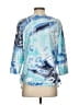 Links Blue 3/4 Sleeve Blouse Size S - photo 2