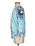 Links Blue 3/4 Sleeve Blouse Size S - photo 5