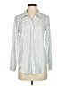 Joie 100% Cotton Checkered-gingham Blue Long Sleeve Button-Down Shirt Size XS - photo 1