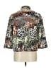 Erin London Animal Print Silver Jacket Size L - photo 2